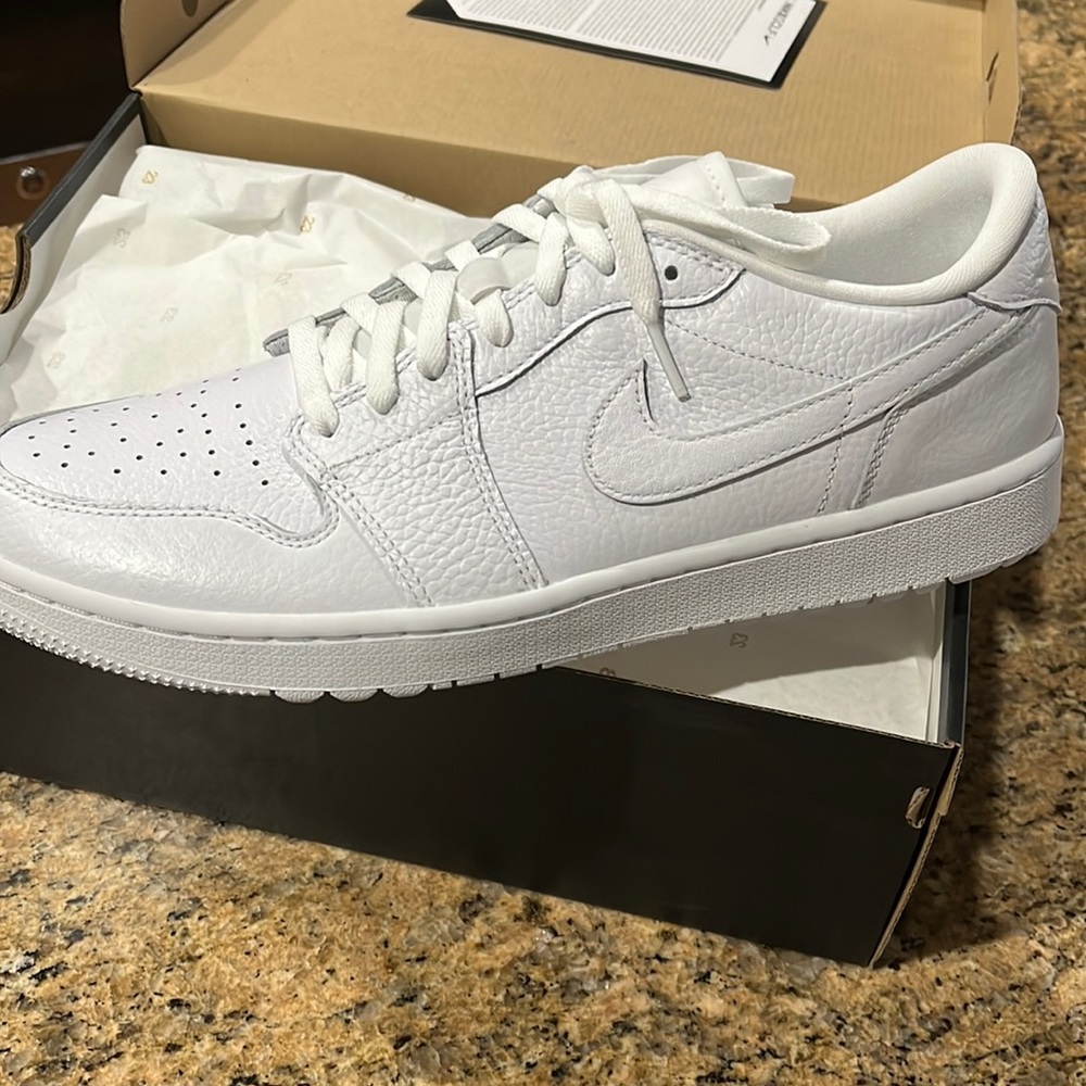 Nike Jordan 1 Low G Golf Shoes in White